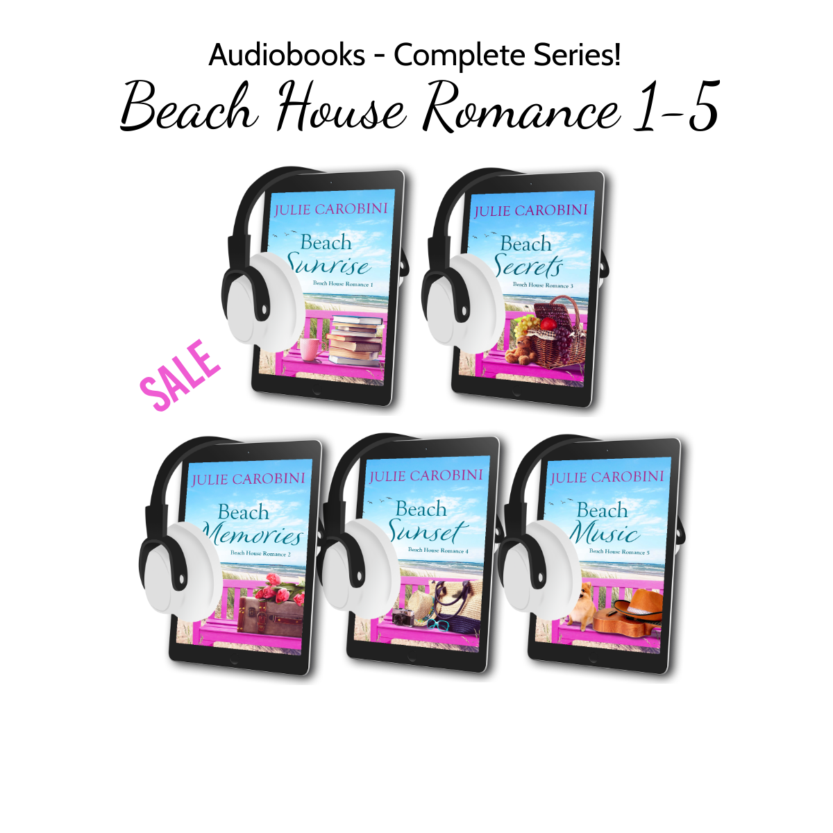 Beach House Romance Bundle - 5 AUDIOBOOKS